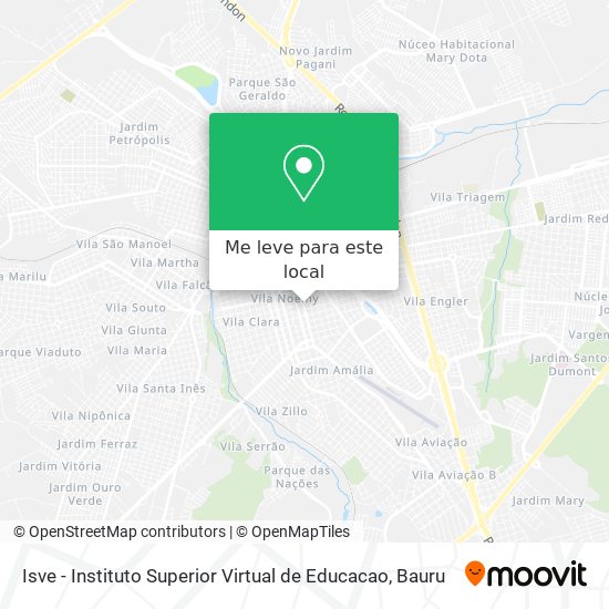 Isve - Instituto Superior Virtual de Educacao mapa