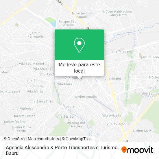 Agencia Alessandra & Porto Transportes e Turismo mapa