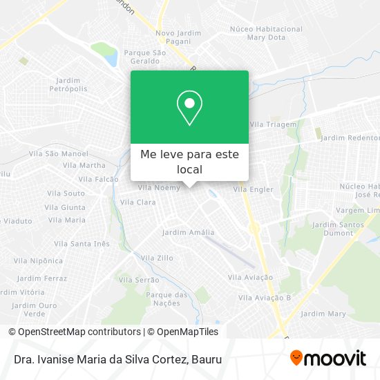 Dra. Ivanise Maria da Silva Cortez mapa