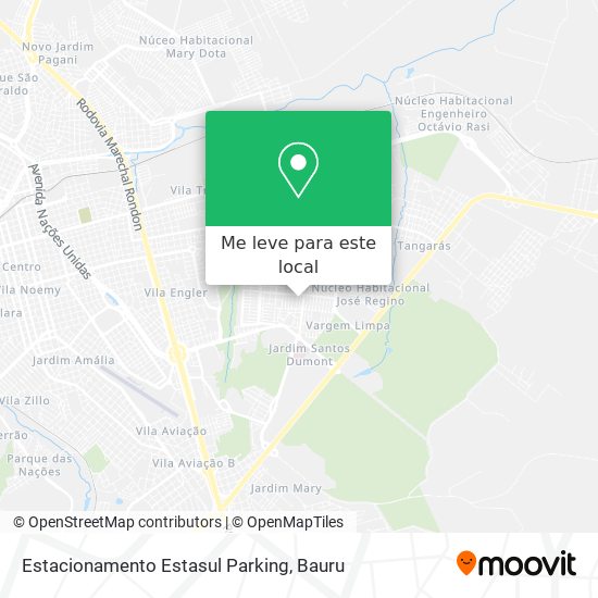 Estacionamento Estasul Parking mapa