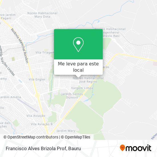 Francisco Alves Brizola Prof mapa