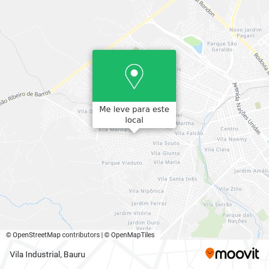 Vila Industrial mapa