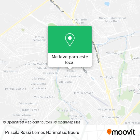 Priscila Rossi Lemes Narimatsu mapa