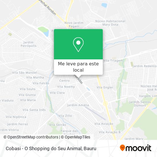 Cobasi - O Shopping do Seu Animal mapa