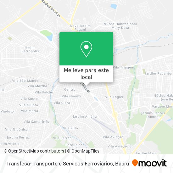 Transfesa-Transporte e Servicos Ferroviarios mapa