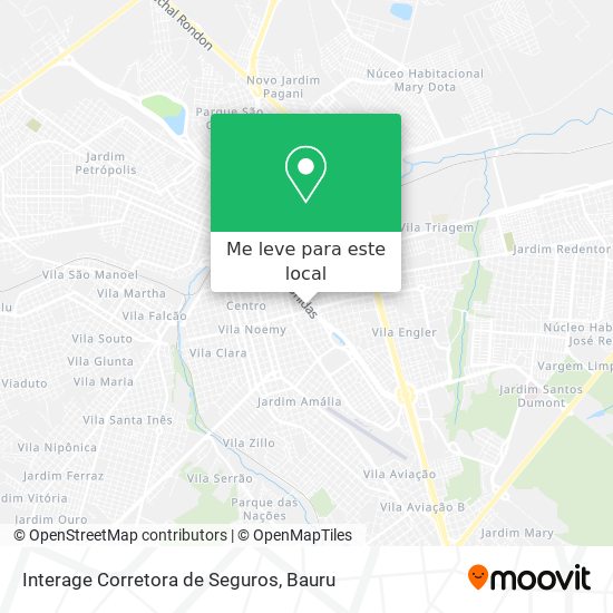Interage Corretora de Seguros mapa