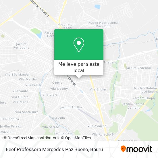 Eeef Professora Mercedes Paz Bueno mapa