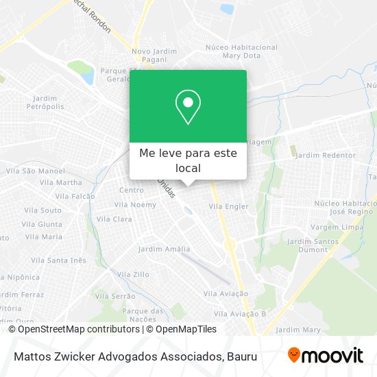 Mattos Zwicker Advogados Associados mapa