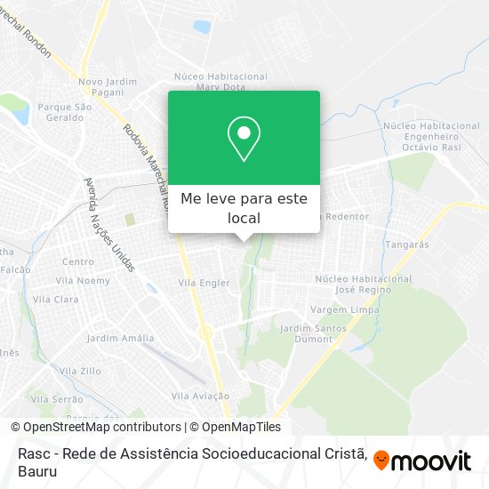 Rasc - Rede de Assistência Socioeducacional Cristã mapa