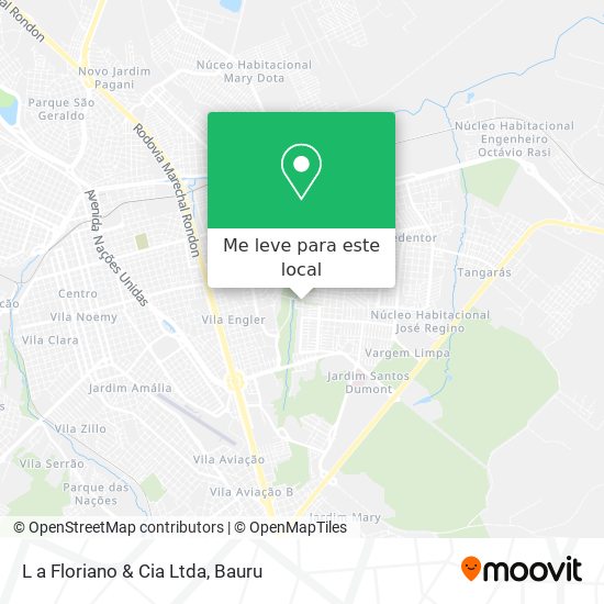 L a Floriano & Cia Ltda mapa
