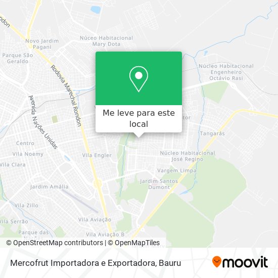 Mercofrut Importadora e Exportadora mapa