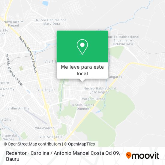 Redentor - Carolina / Antonio Manoel Costa Qd 09 mapa