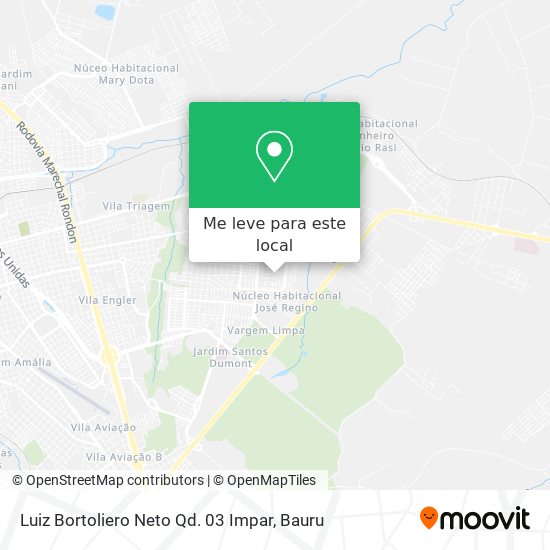 Luiz Bortoliero Neto Qd. 03 Impar mapa
