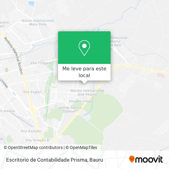 Escritorio de Contabilidade Prisma mapa