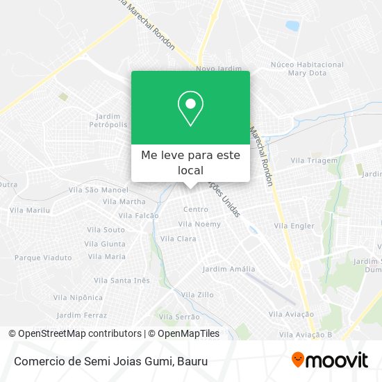 Comercio de Semi Joias Gumi mapa