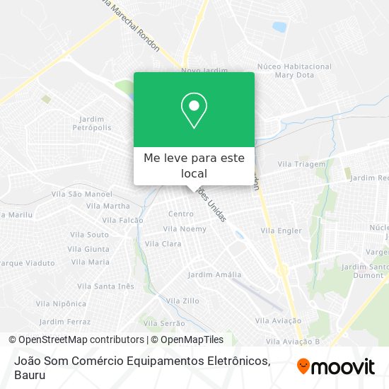João Som Comércio Equipamentos Eletrônicos mapa
