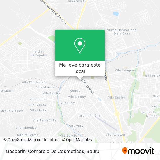 Gasparini Comercio De Cosmeticos mapa