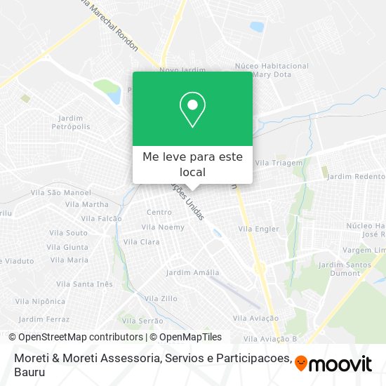 Moreti & Moreti Assessoria, Servios e Participacoes mapa