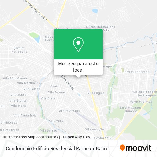 Condominio Edificio Residencial Paranoa mapa