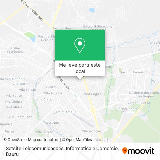 Setsite Telecomunicacoes, Informatica e Comercio mapa