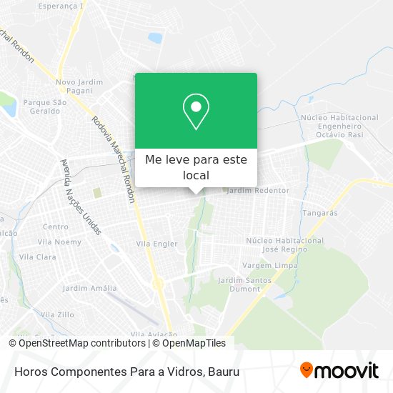 Horos Componentes Para a Vidros mapa