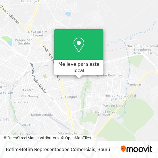 Betim-Betim Representacoes Comerciais mapa