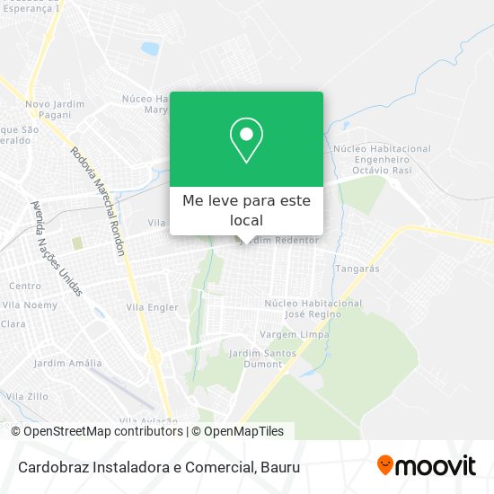 Cardobraz Instaladora e Comercial mapa