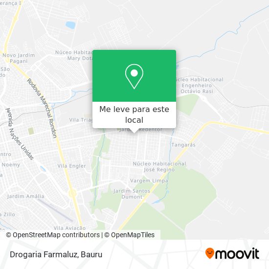 Drogaria Farmaluz mapa