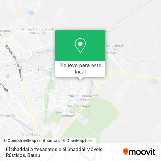 El Shaddai Artesanatos e el Shaddai Móveis Rústicos mapa