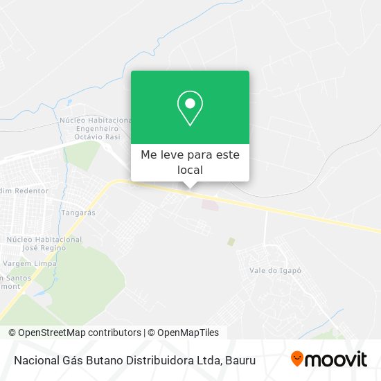 Nacional Gás Butano Distribuidora Ltda mapa