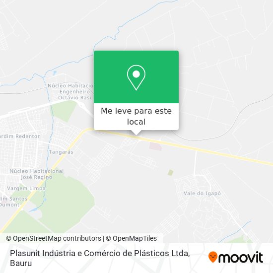Plasunit Indústria e Comércio de Plásticos Ltda mapa