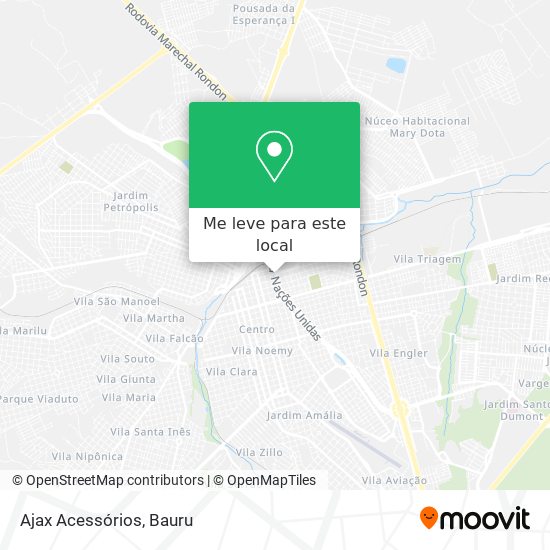 Ajax Acessórios mapa