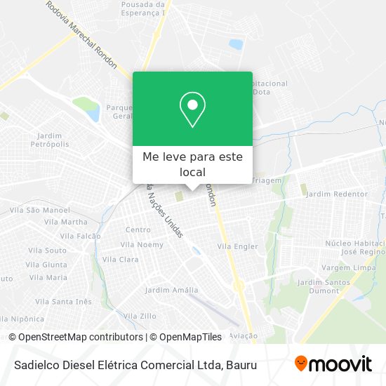 Sadielco Diesel Elétrica Comercial Ltda mapa
