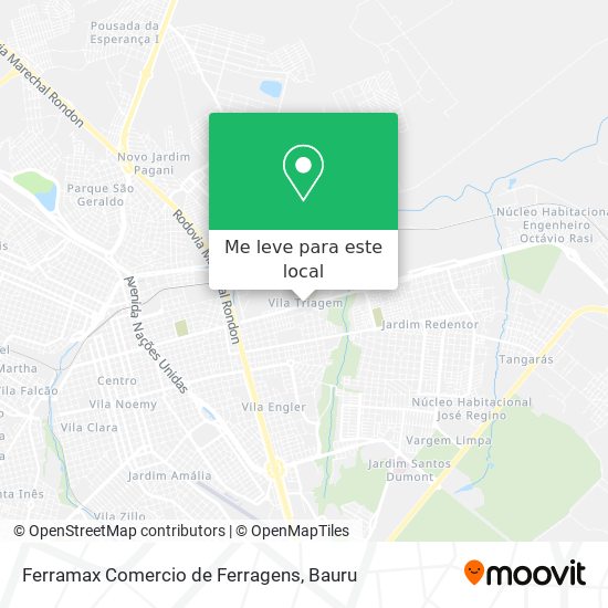 Ferramax Comercio de Ferragens mapa