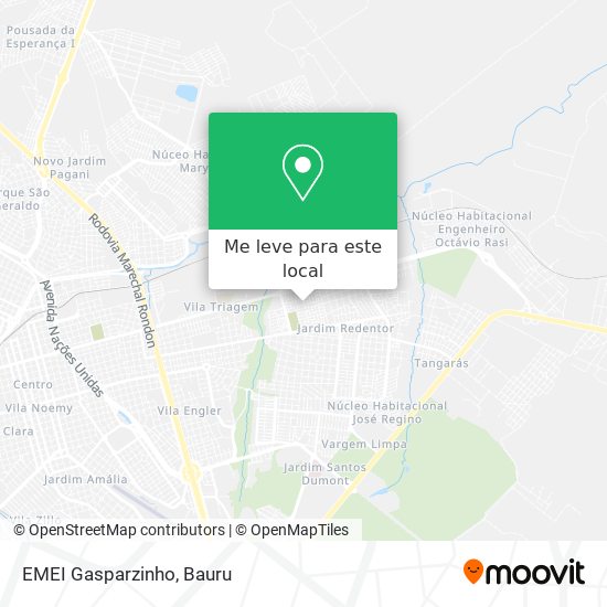 EMEI Gasparzinho mapa
