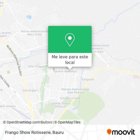 Frango Show Rotisserie mapa