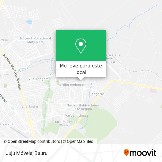 Juju Móveis mapa