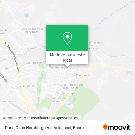 Dona Onça Hamburgueria Artesanal mapa