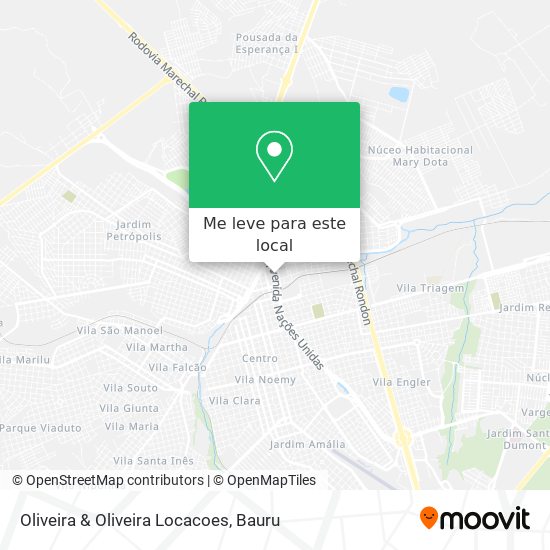 Oliveira & Oliveira Locacoes mapa