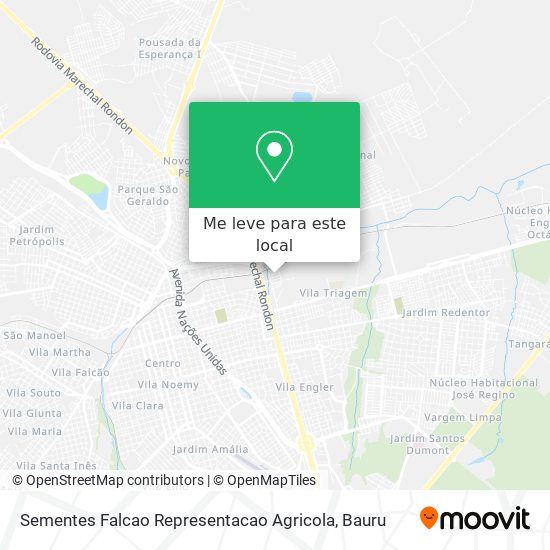 Sementes Falcao Representacao Agricola mapa