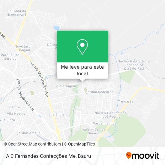 A C Fernandes Confecções Me mapa