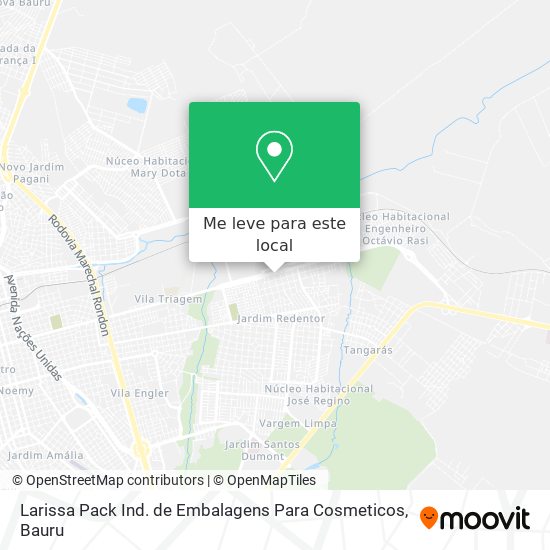 Larissa Pack Ind. de Embalagens Para Cosmeticos mapa