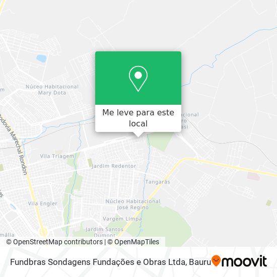 Fundbras Sondagens Fundações e Obras Ltda mapa