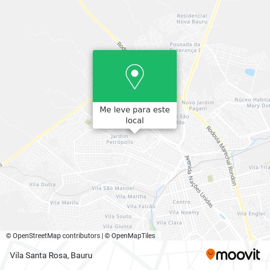 Vila Santa Rosa mapa
