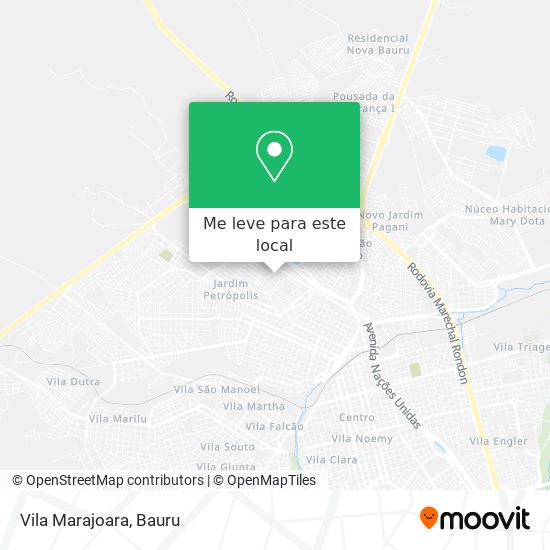 Vila Marajoara mapa