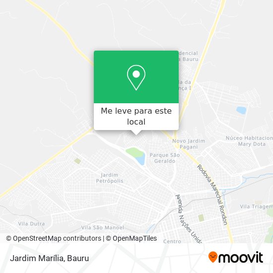 Jardim Marília mapa