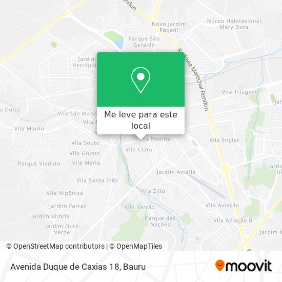 Avenida Duque de Caxias 18 mapa