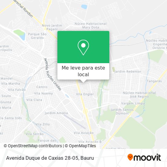 Avenida Duque de Caxias 28-05 mapa