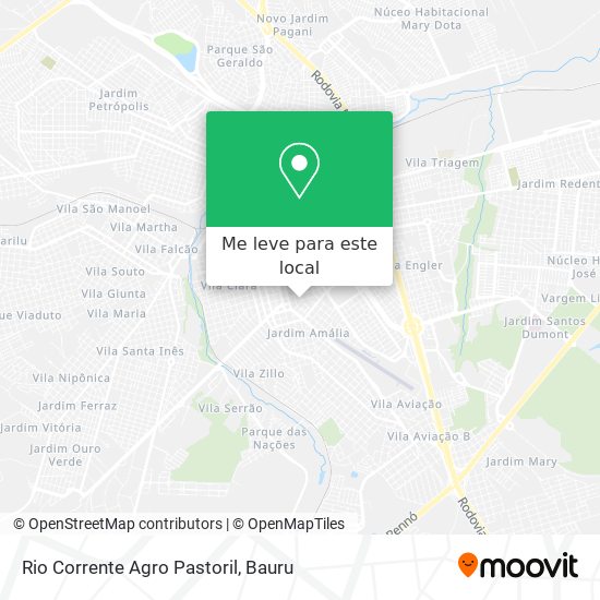 Rio Corrente Agro Pastoril mapa