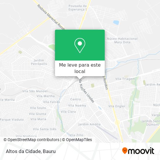 Altos da Cidade mapa